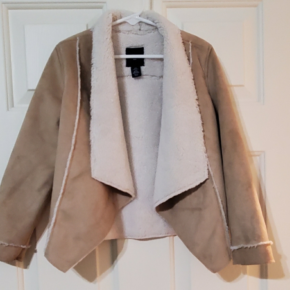Girls Gap Kids faux suede coat